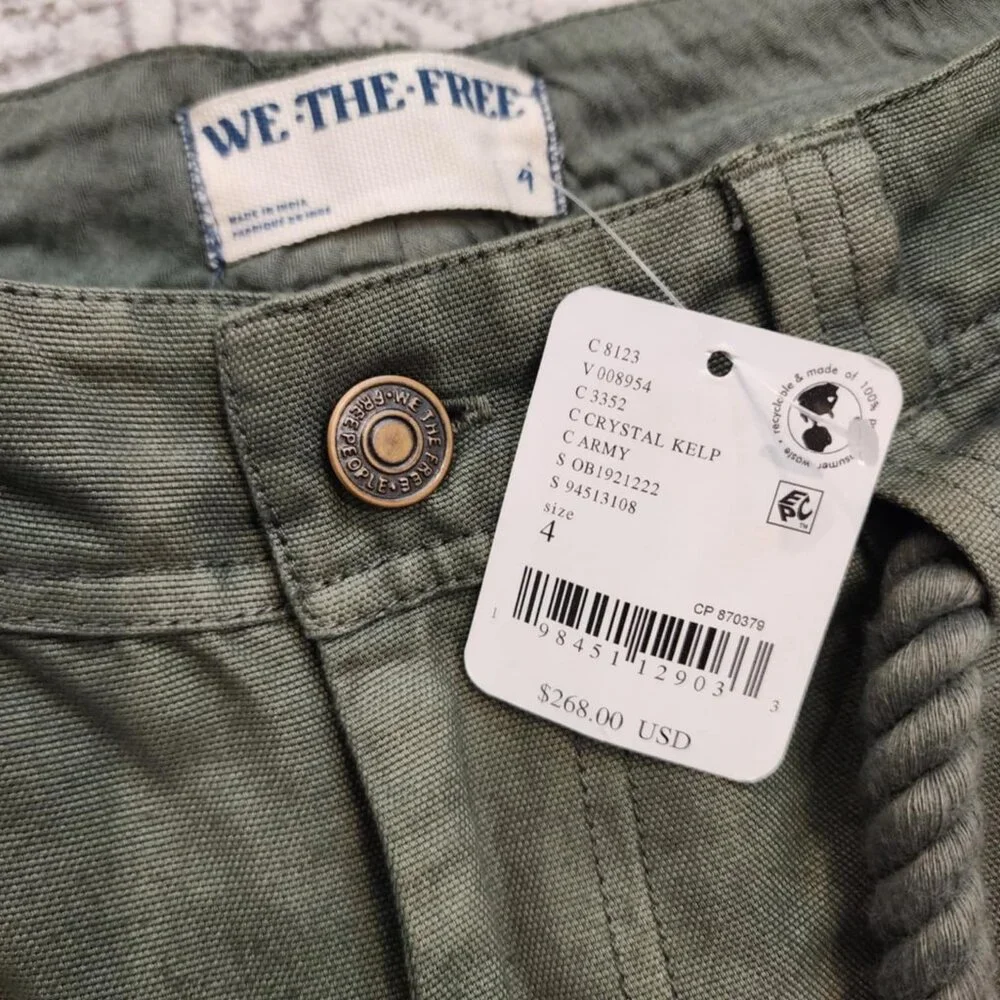 Free People Embroidered Pants - NWT - size 4 - Picture 3 of 6